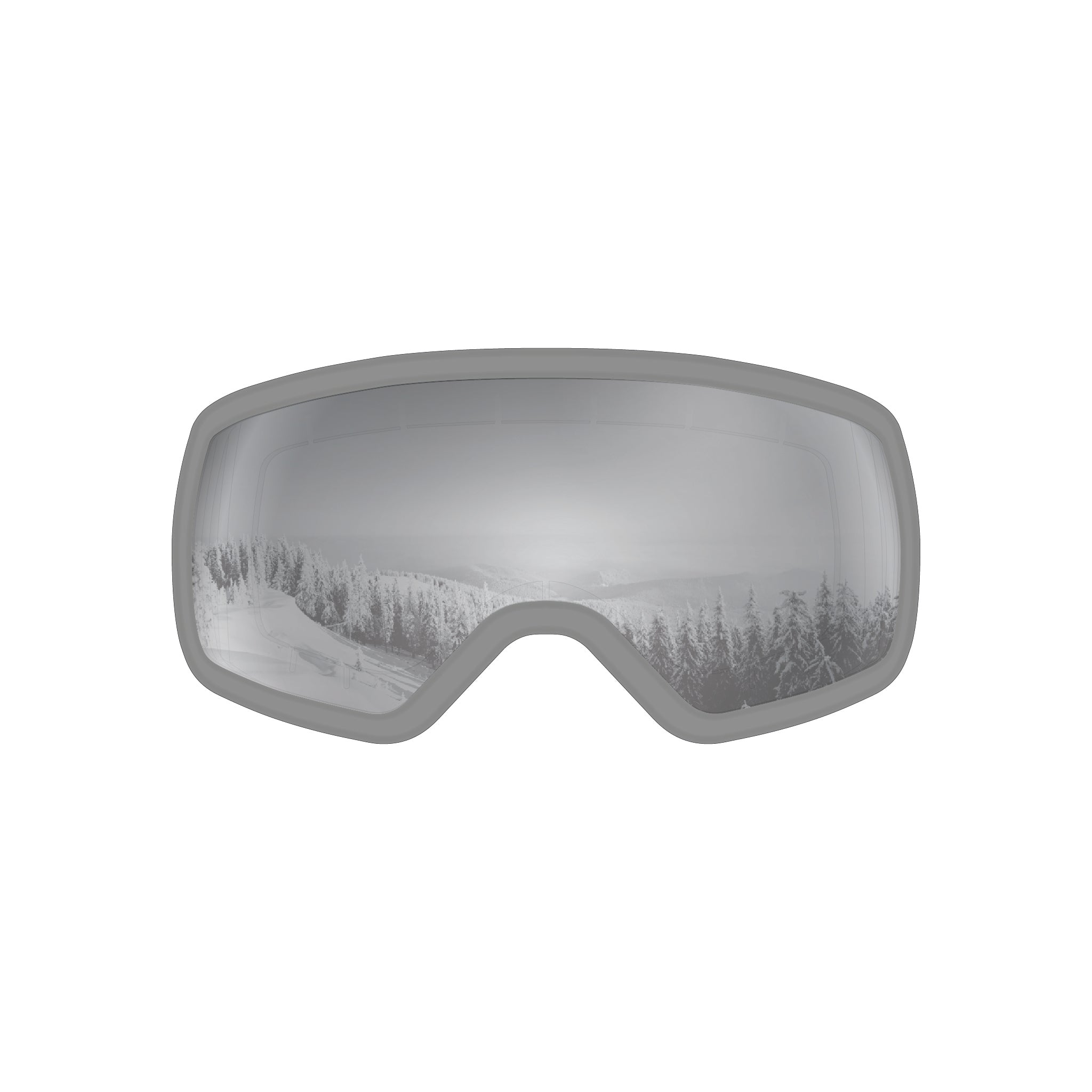 grey goggles 8Track Teen Ski Goggle (Ages 9-13) - 80s Arcade | Blue Revo