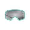 STAGE 8Track Ski Goggle w/ Chrome Smoke Lens and Teal Frame - Fits teens, ages 9 -13. Youth ski goggle.