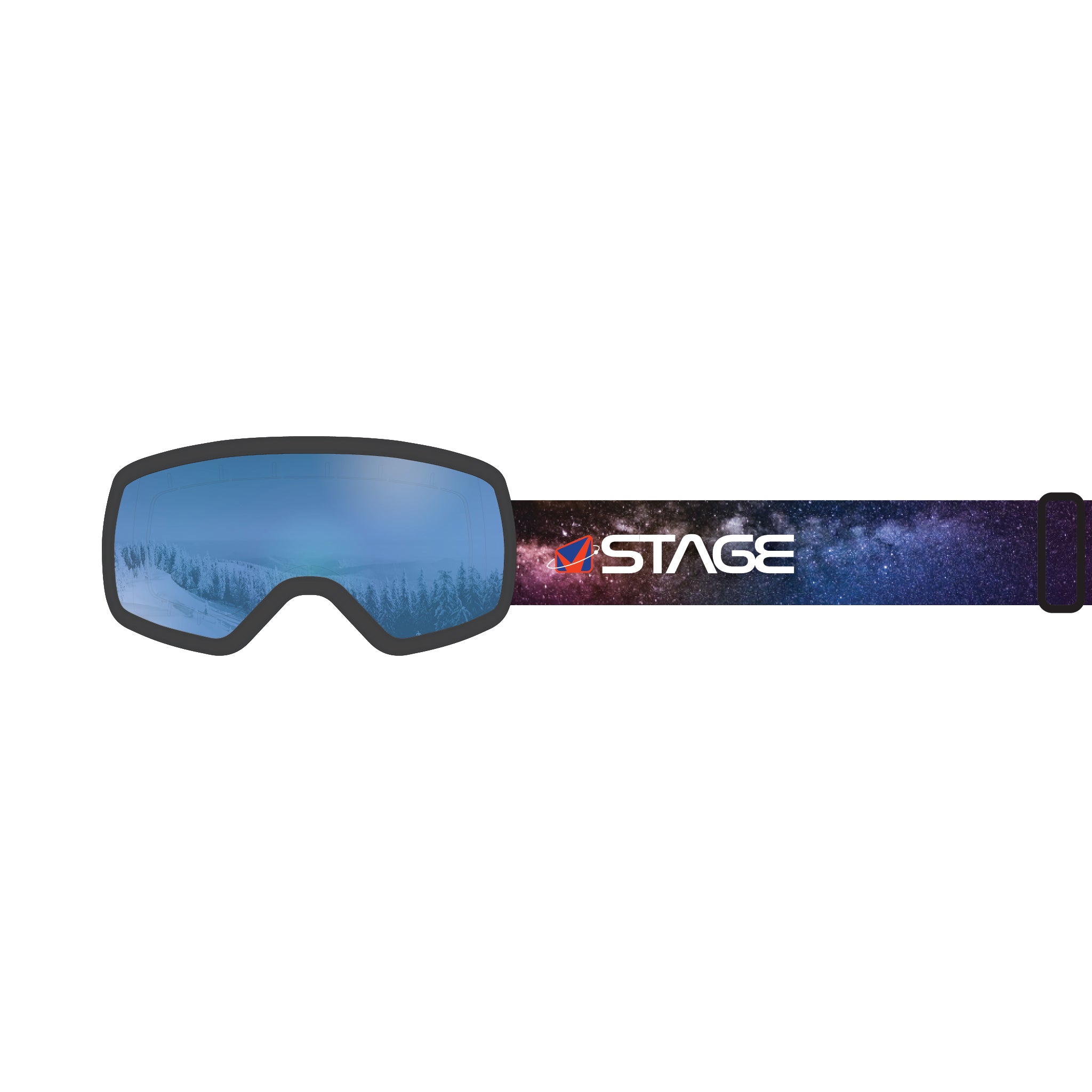 8Track Goggle - Purple Galaxy