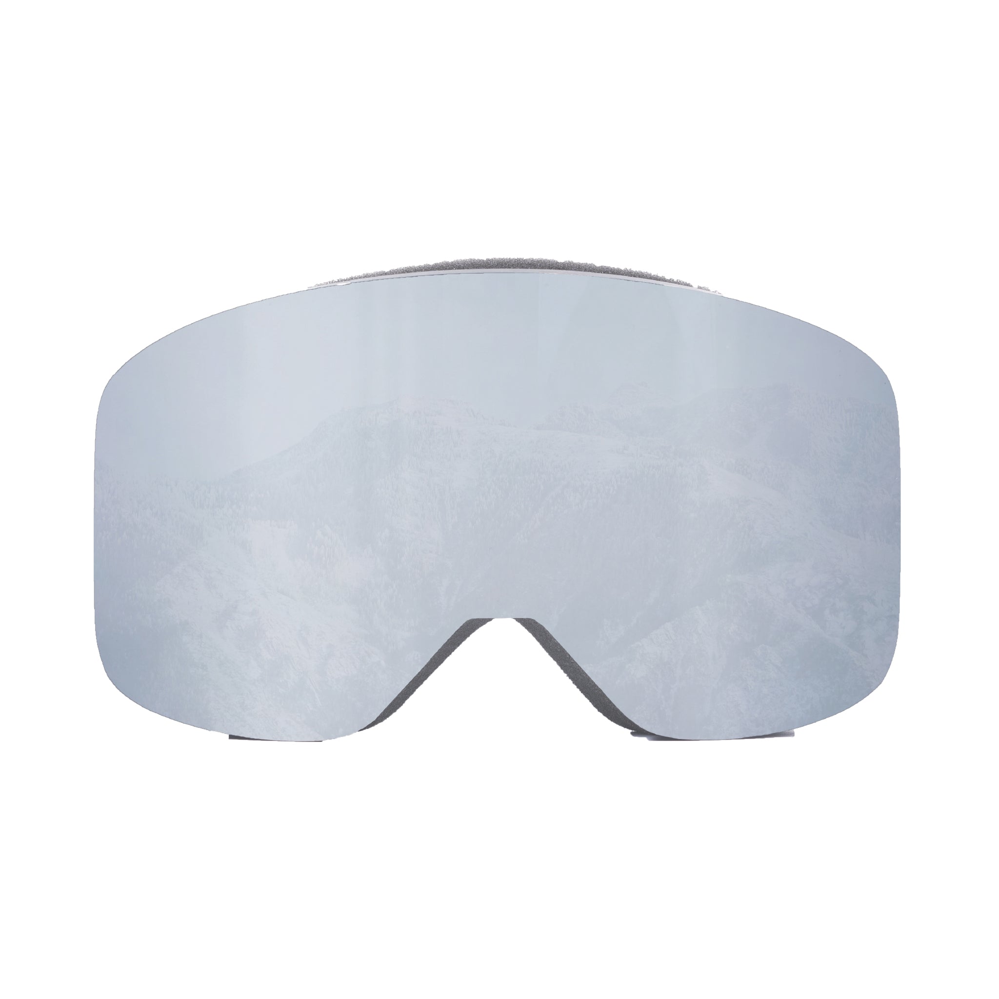 STAGE Frameless Prop Ski Goggle with Mirror Chrome Lens