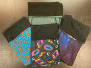 Jr. Fleece Face Tube - Dino Teal - Jr. Small (Ages 4-7)