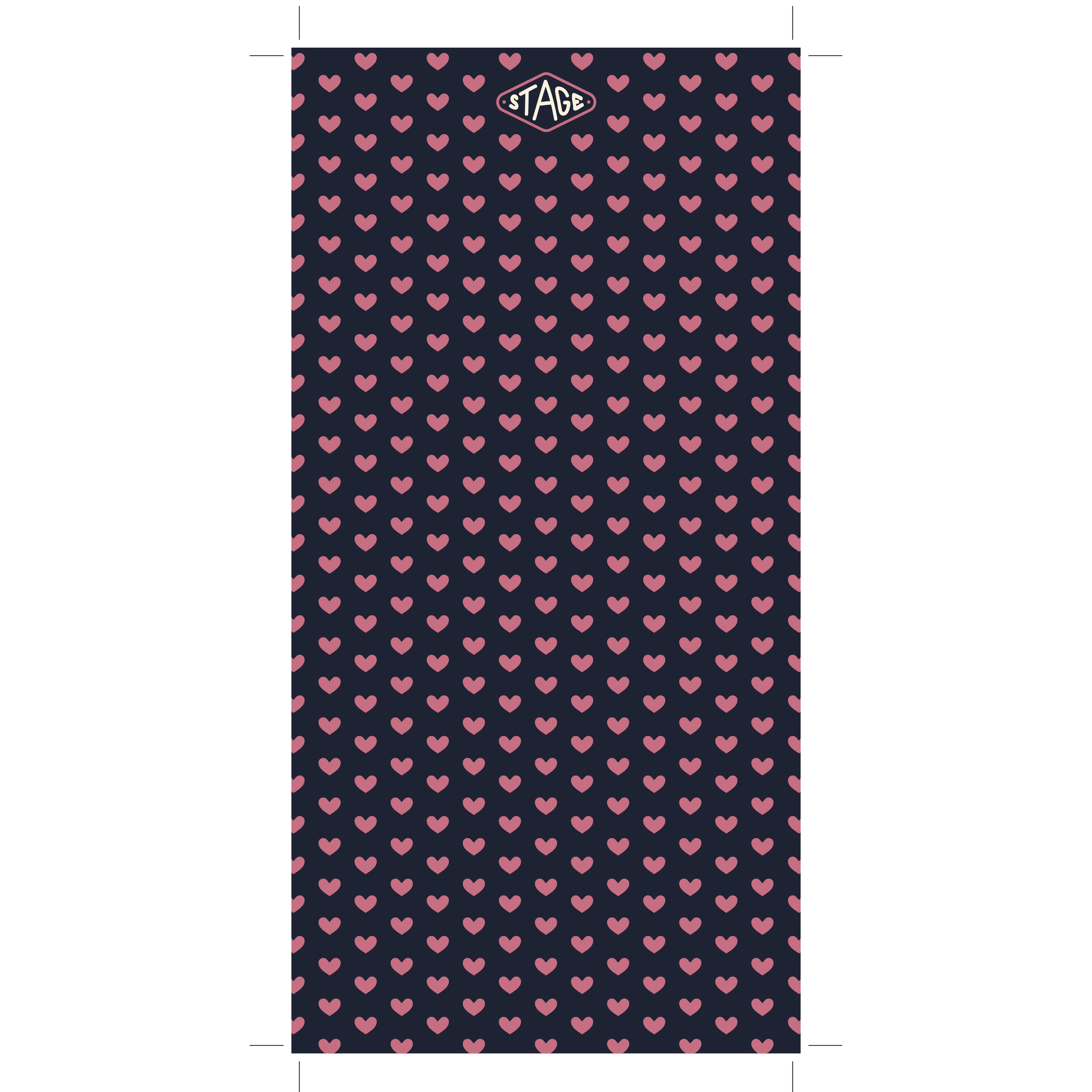 Jr. Face Tube - Amor Black - Single Layer