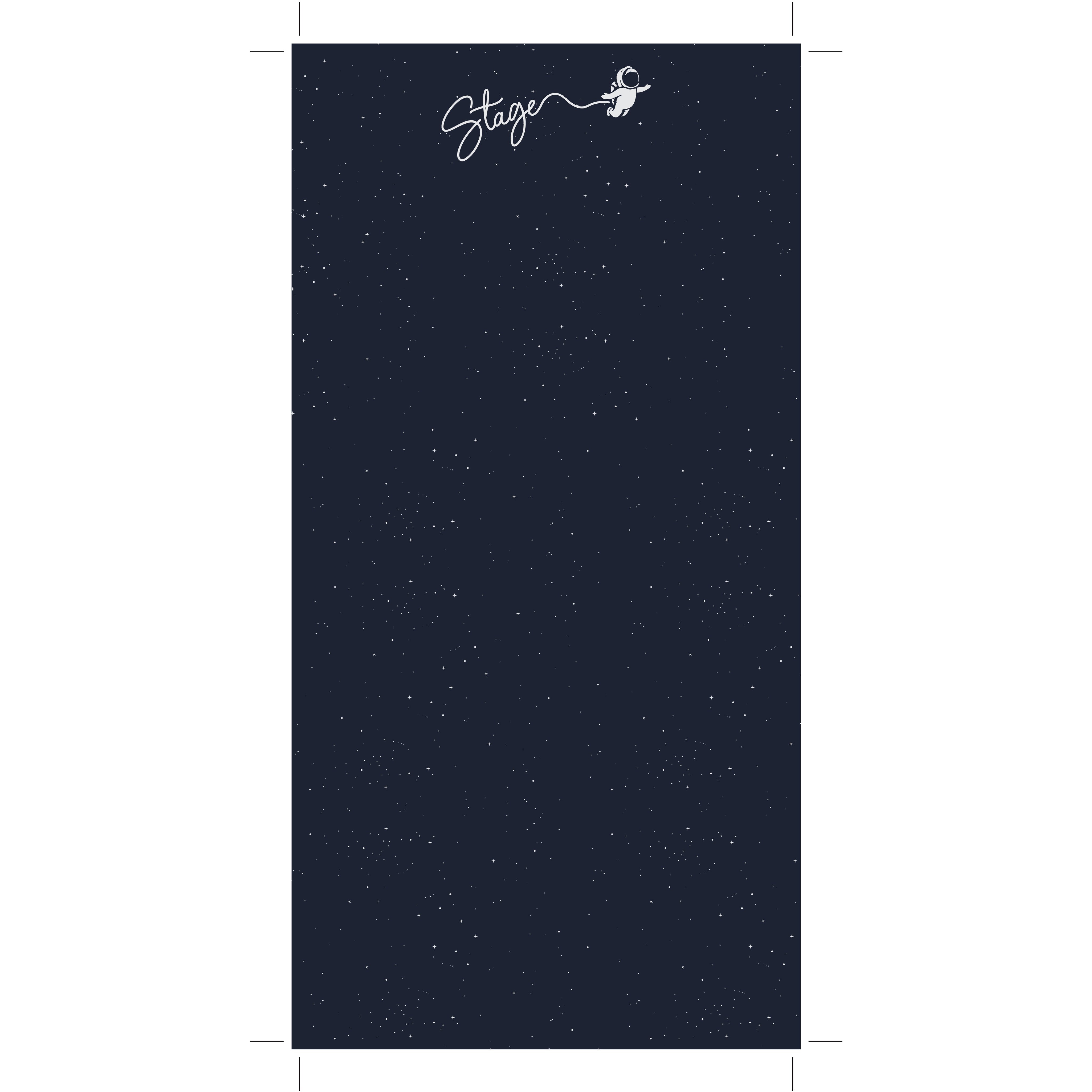 Jr. Face Tube - Space Walker Black - Single Layer