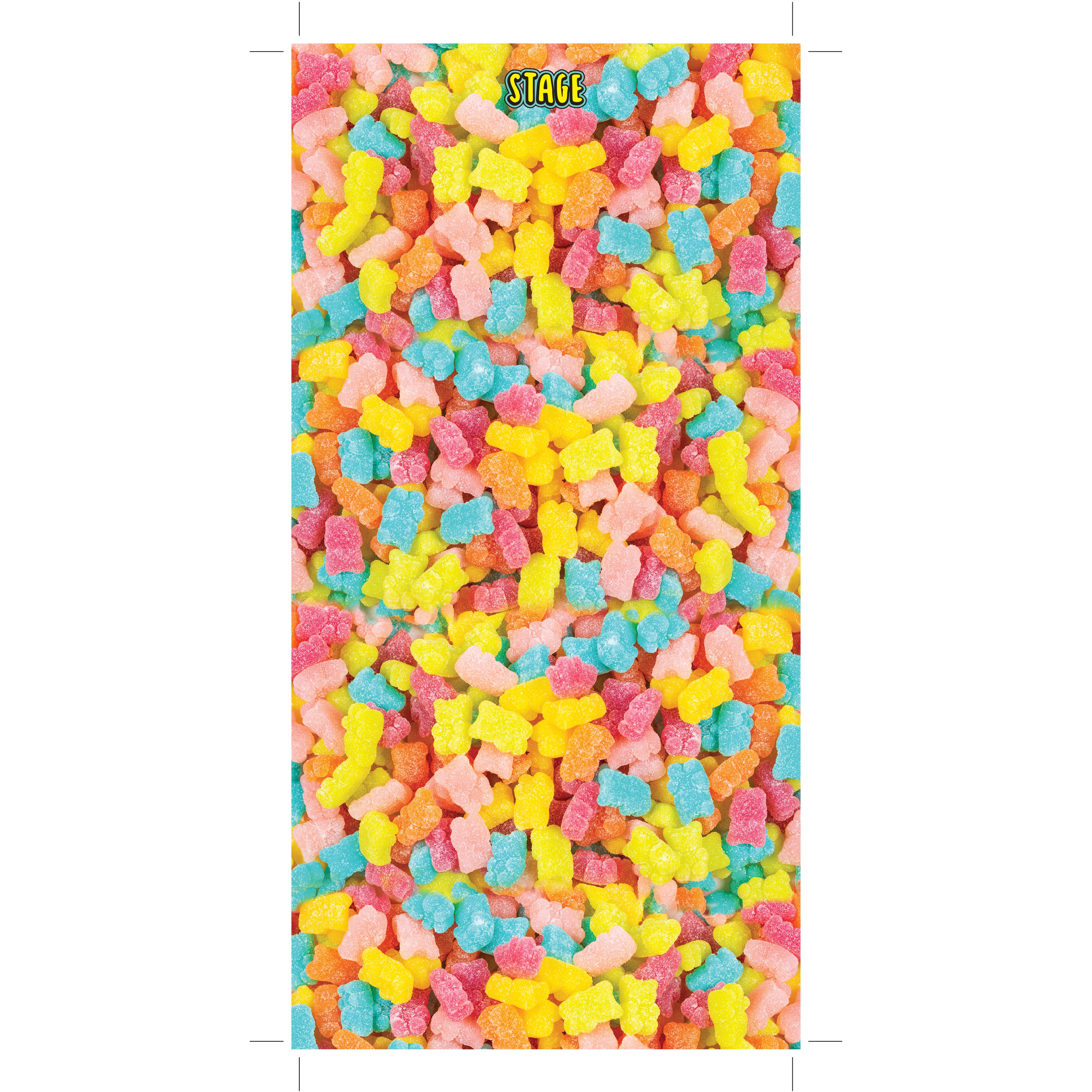 Jr. Face Tube - Pucker Bears - Single Layer
