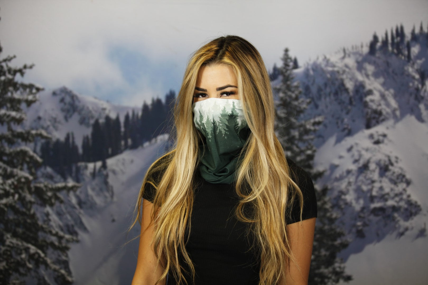Face Tube - Snow Camo - Single Layer