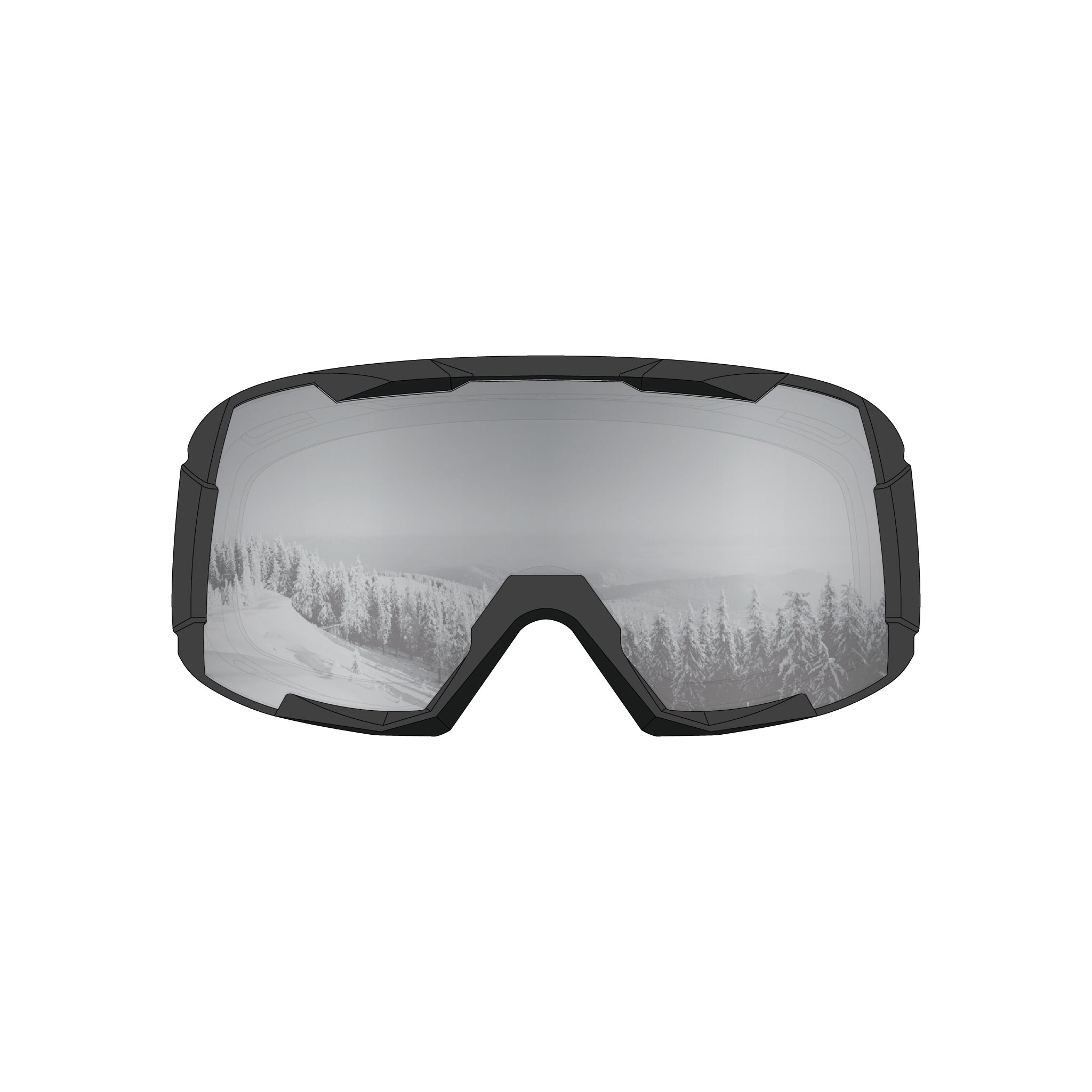 punk goggles Punk Jr. Ski Goggle (Ages 5-10) - Amor Black | Blue Revo