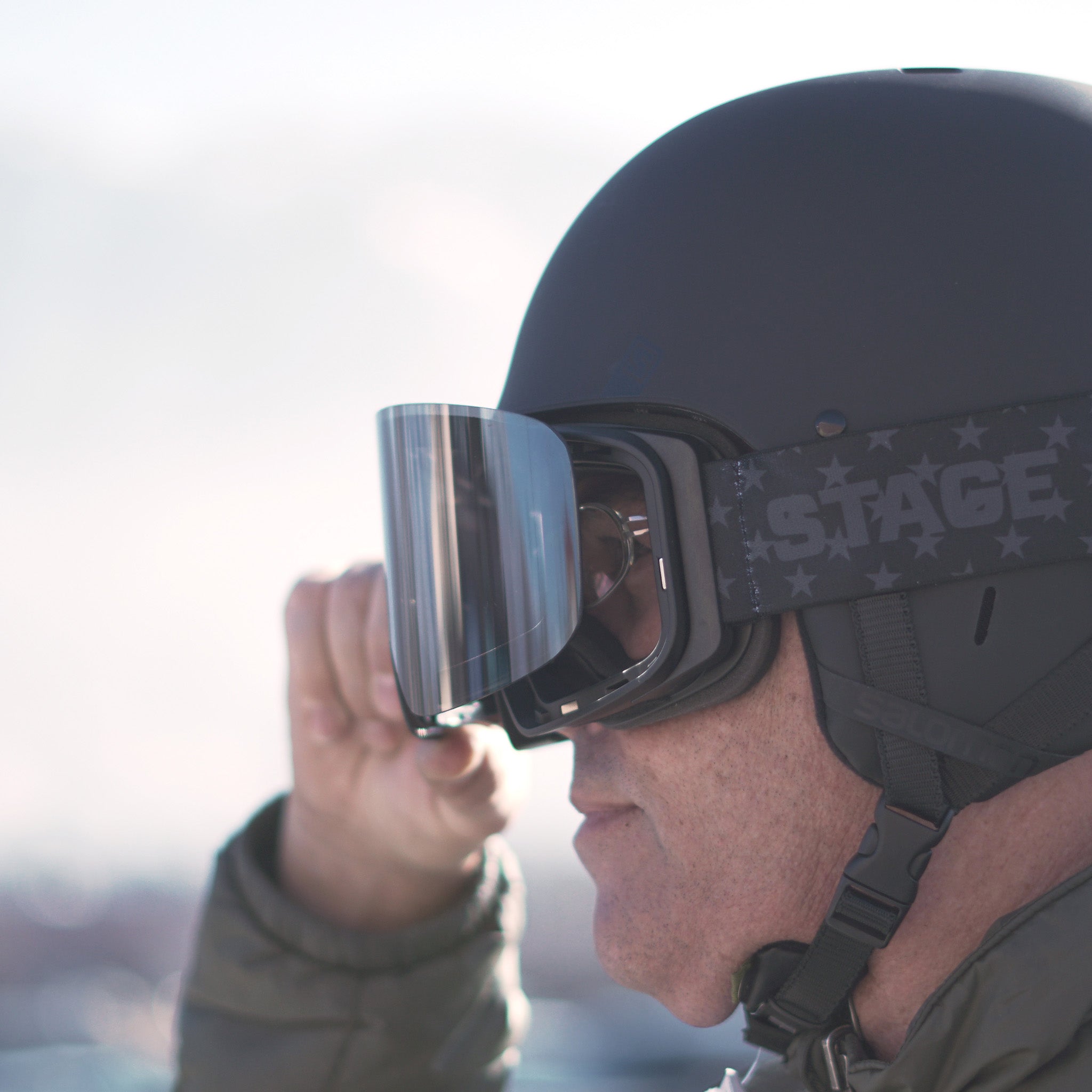 Magnetic lens ski goggles sales