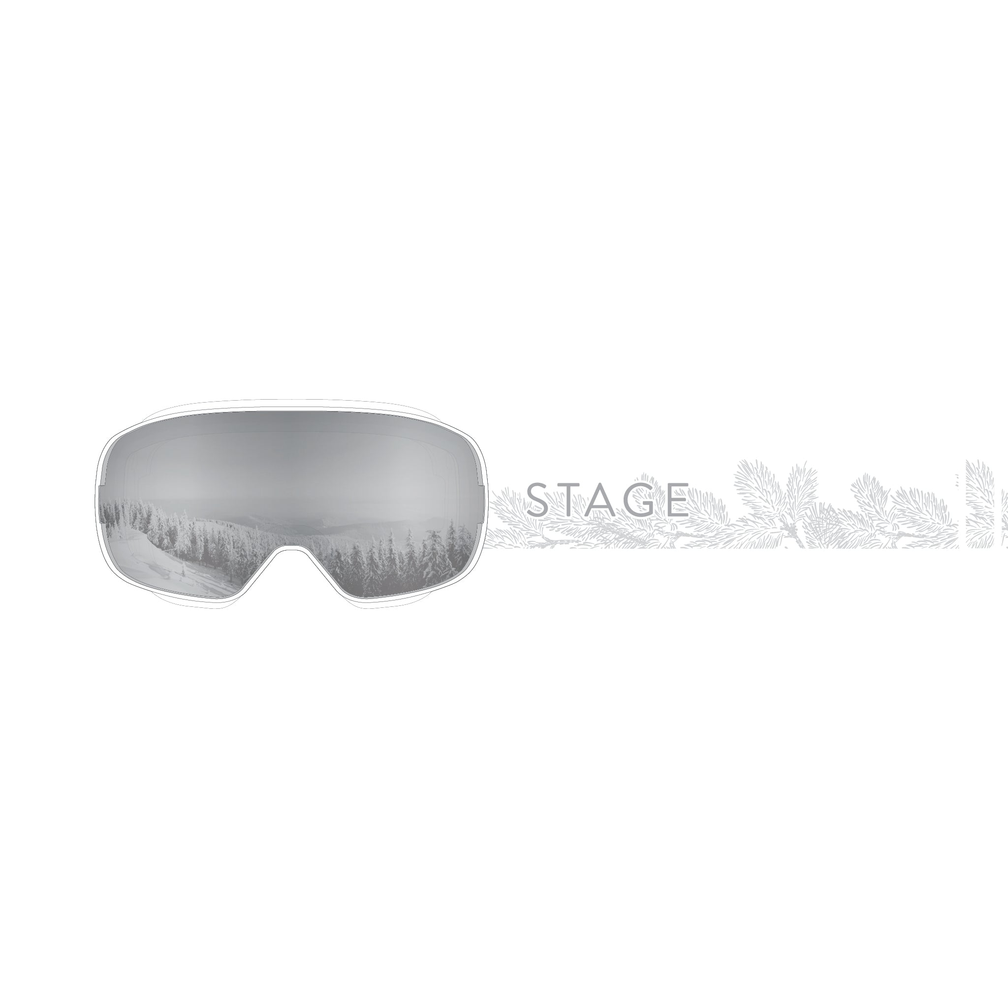 Replay - Adult Small Ski Goggle (OTG)