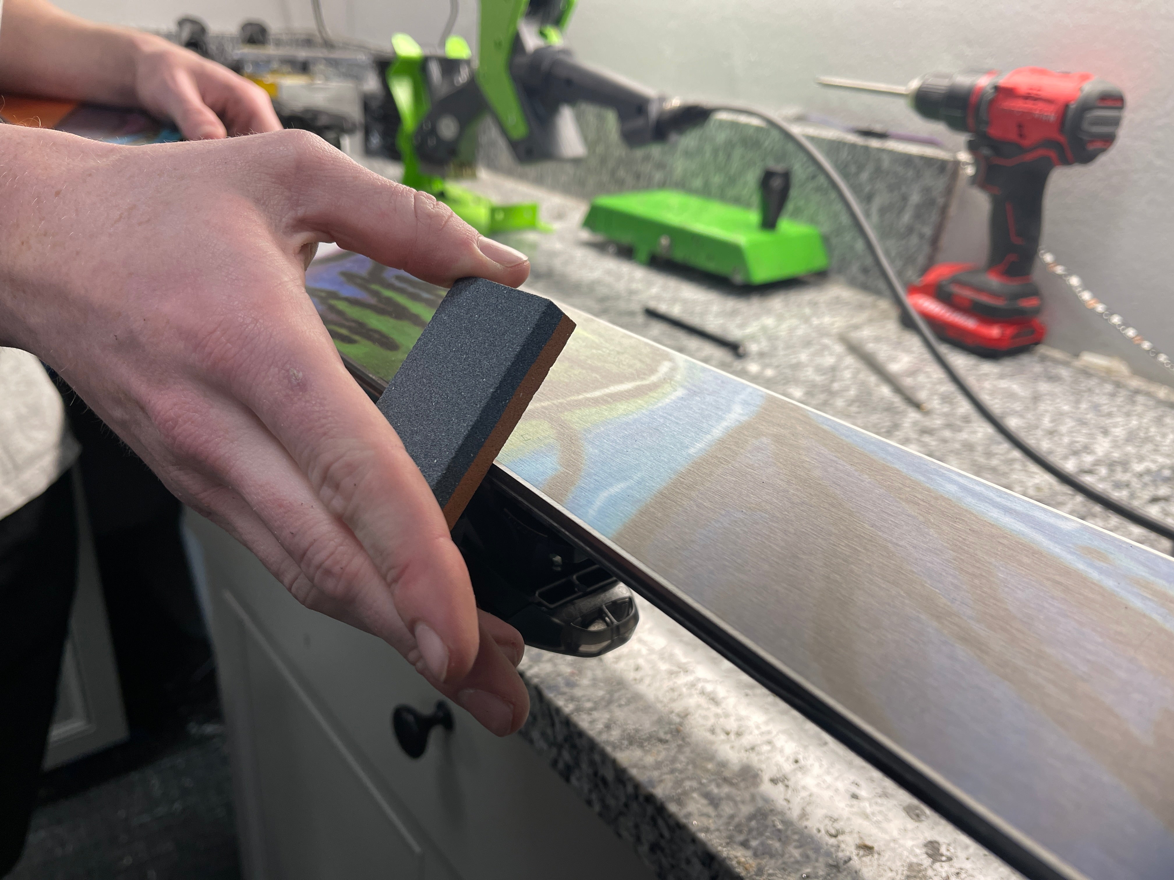 STAGE Double-Sided Pocket Stone for Ski Tuning