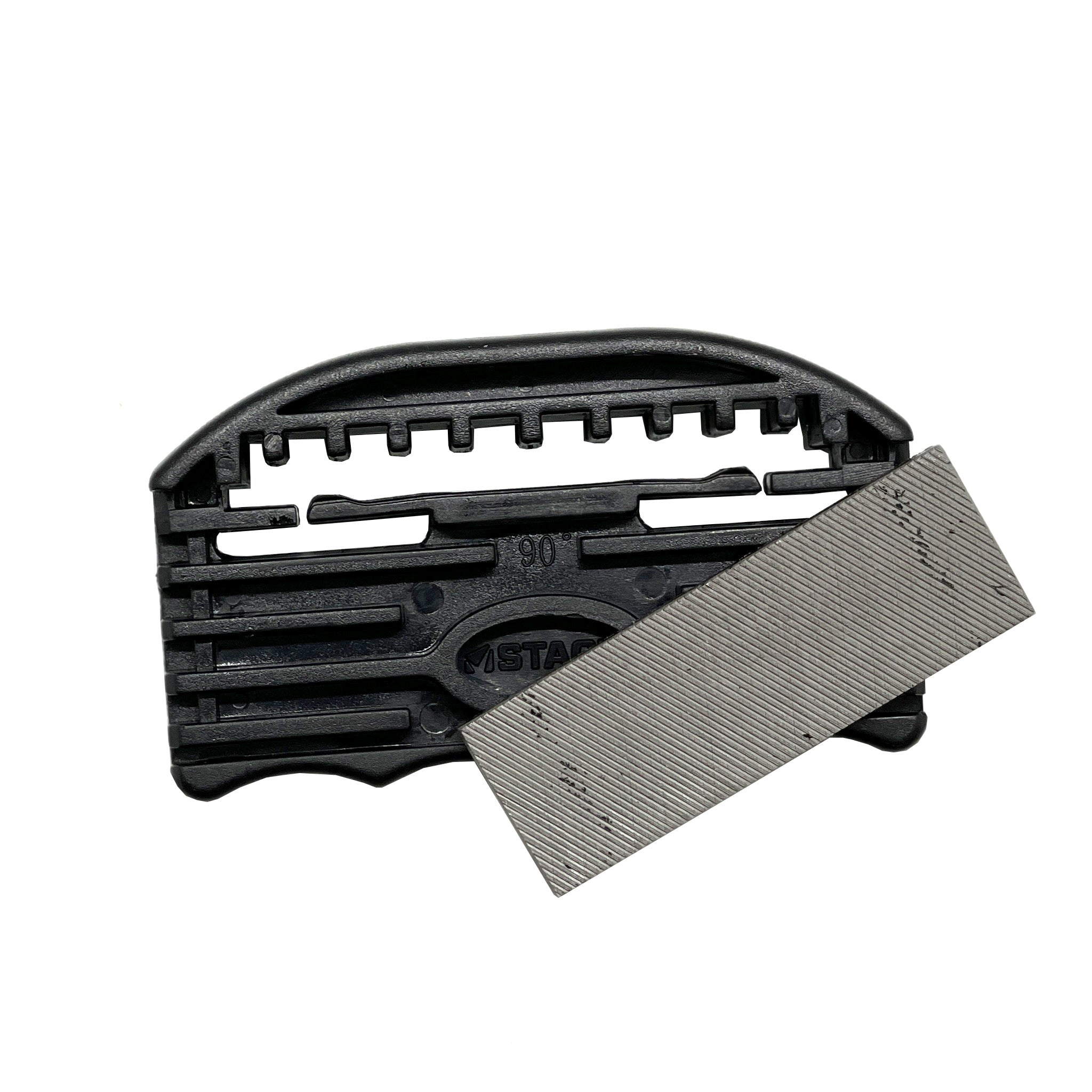 90 side ski snowboard edge tuner sharpener new new side edger edge tuner, black quickly sharpens side edge of skis.