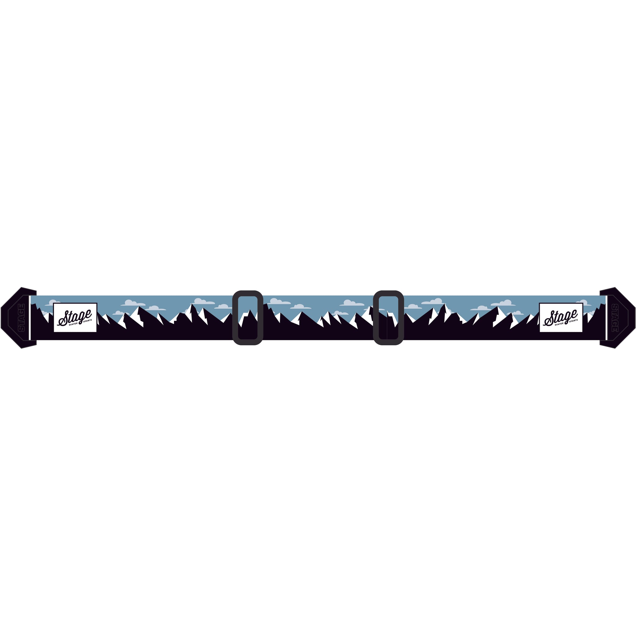 STAGE Cool Mountain Silhouette Strap - Stunt Goggle Strap