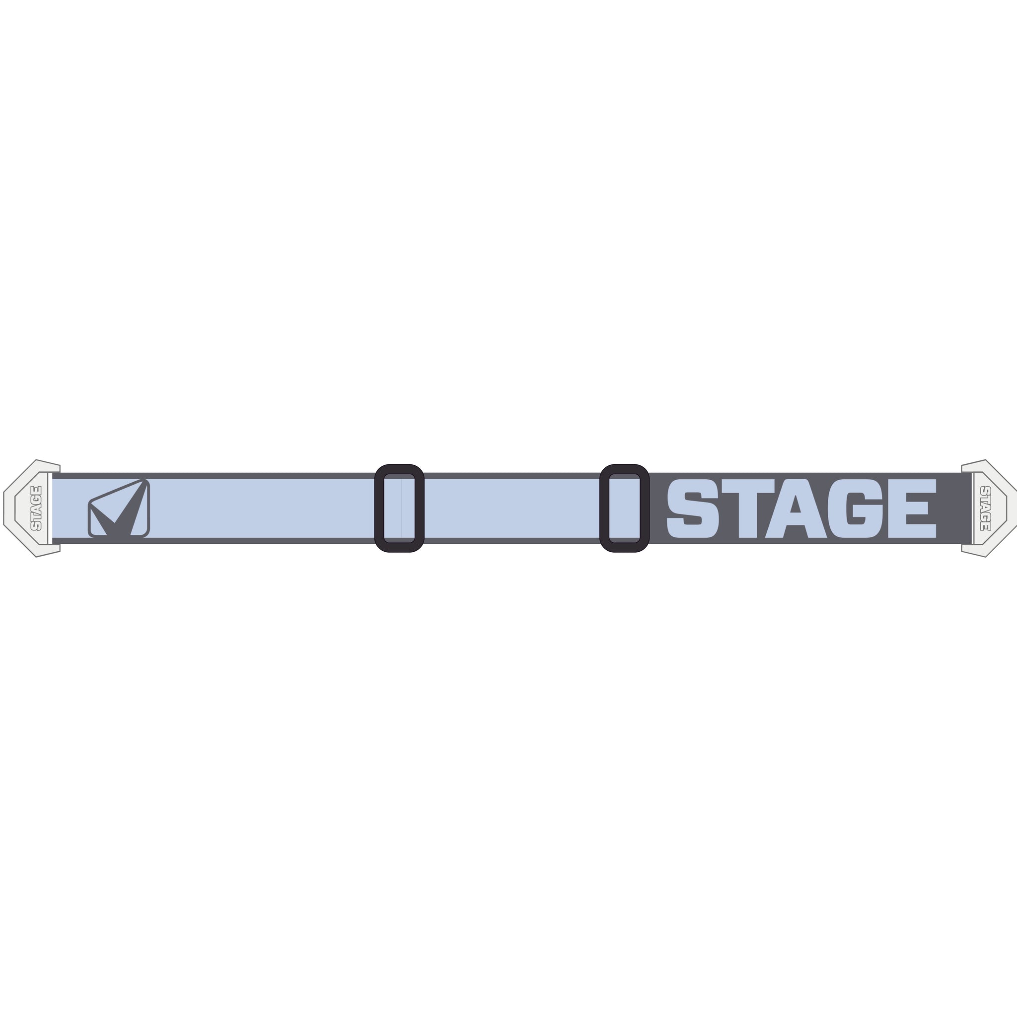 STAGE Steal Blue Strap - Stunt Goggle Strap