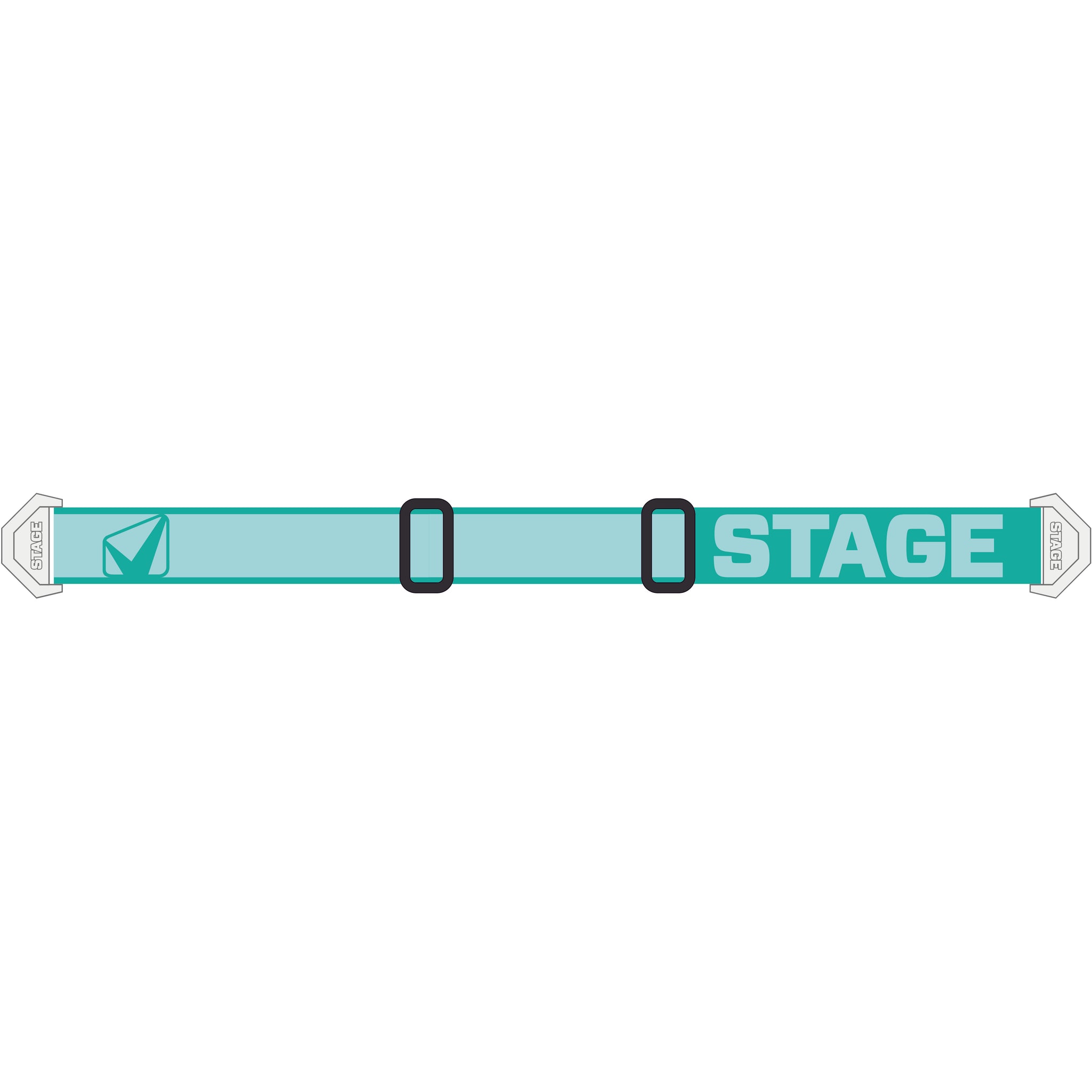 STAGE Teal Strap - Stunt Goggle Strap