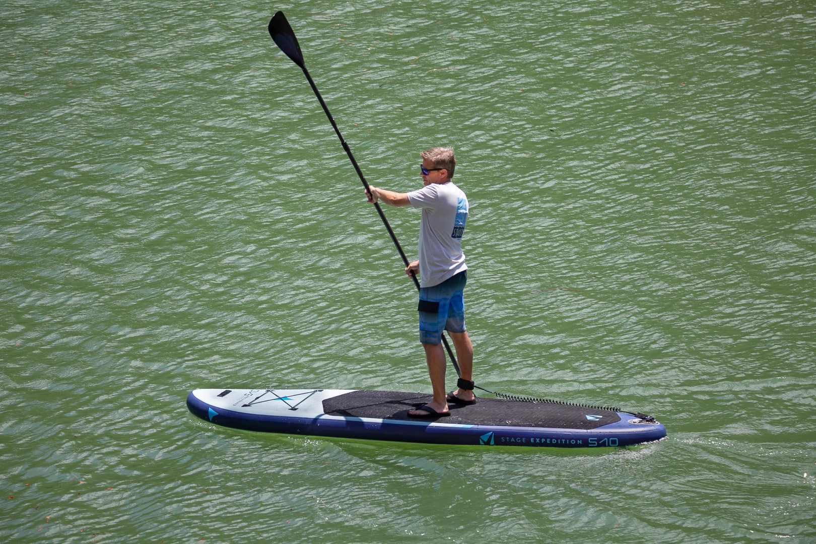 2SIDE Double-Sided Paddleboard Paddle - 100% Carbon Fiber w/ PP+F Blades - SUP Paddle