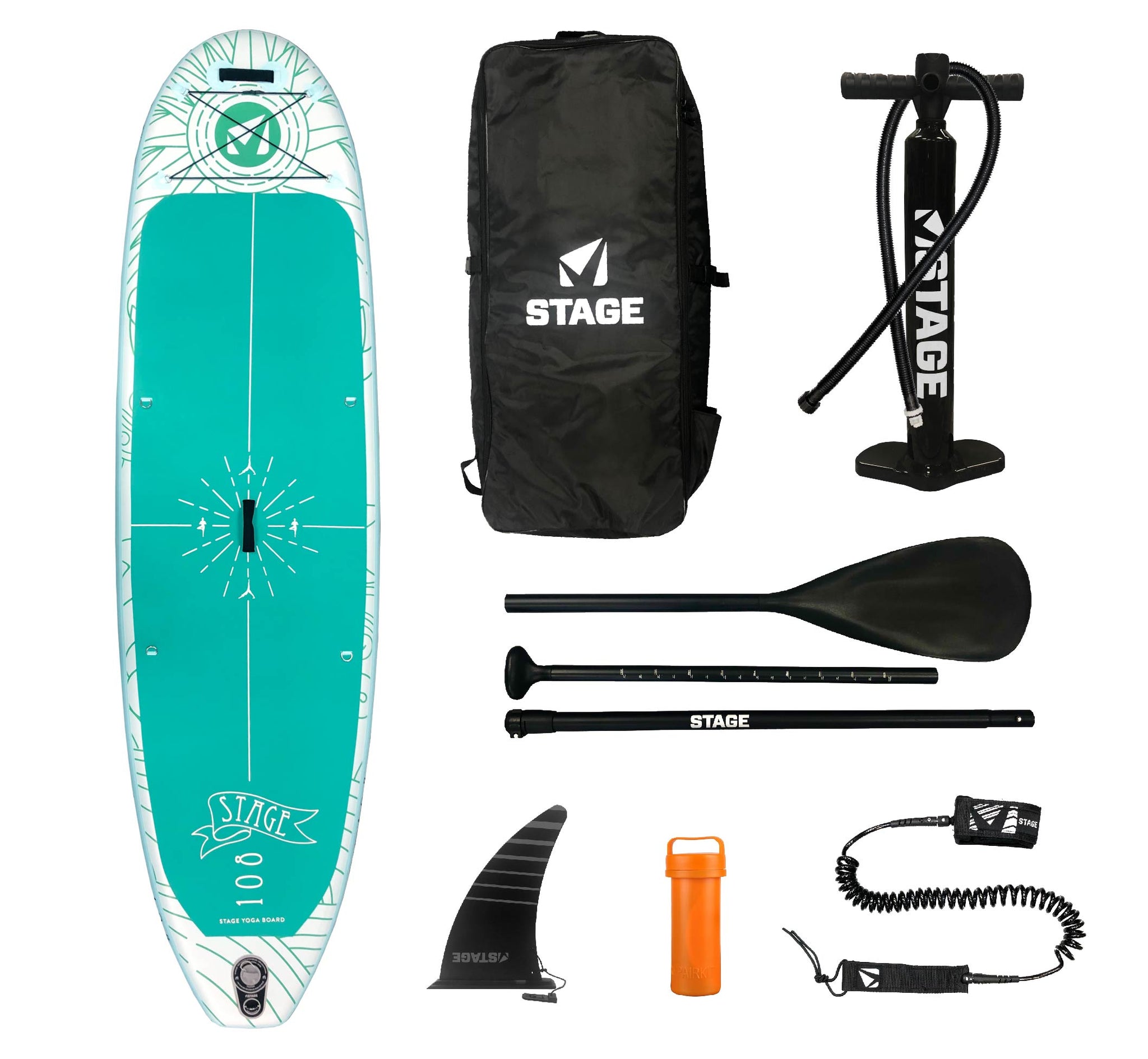 STAGE Y10 Yoga - Inflatable Stand-Up Paddleboard - SUP Board Package (iSUP)