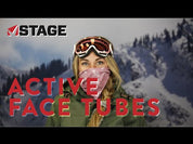 Face Tube - Pink Snowflake - Single Layer