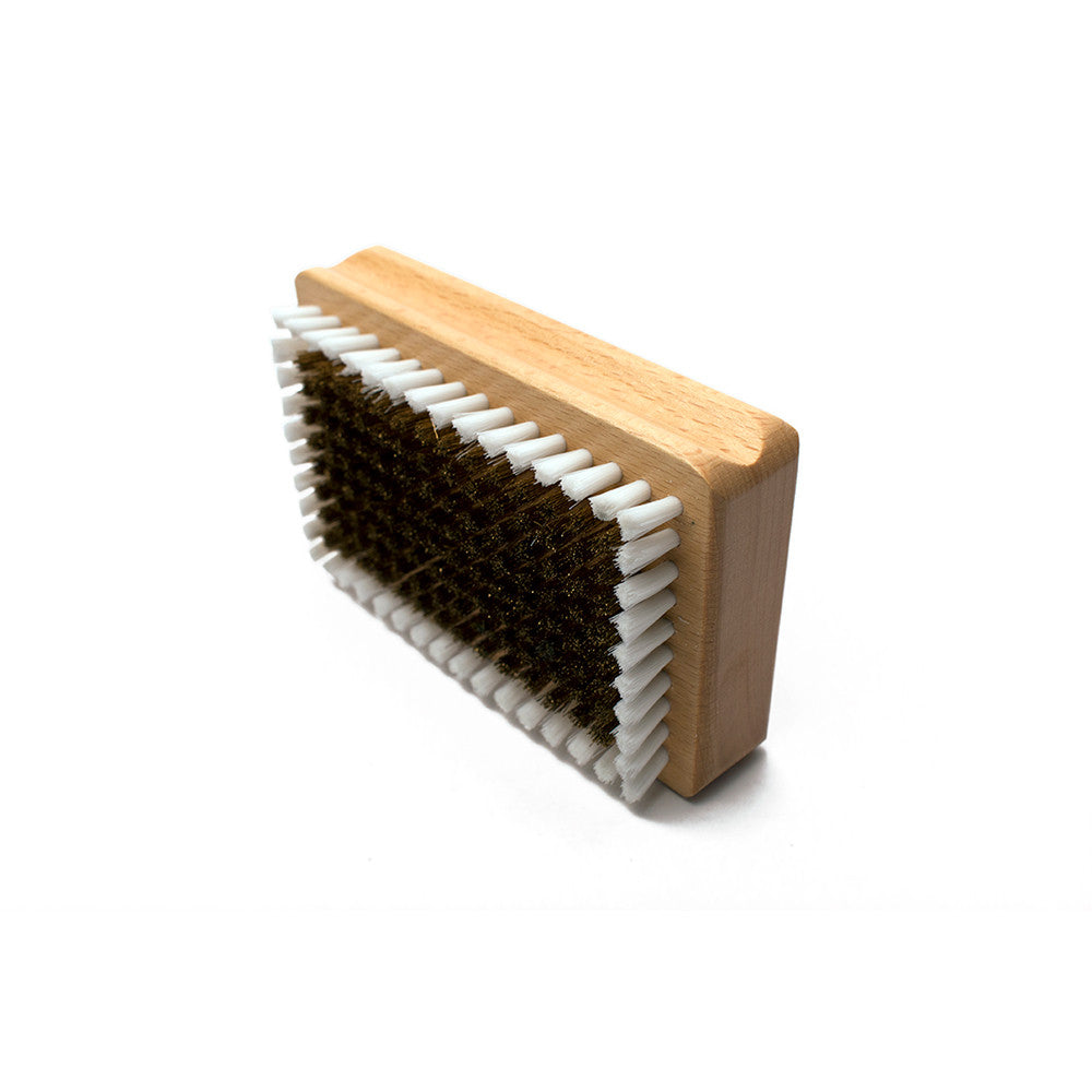 Secondary product shot of the STAGE Brass Brush for Ski Wax Removal, Ski & Snowboard Tuning